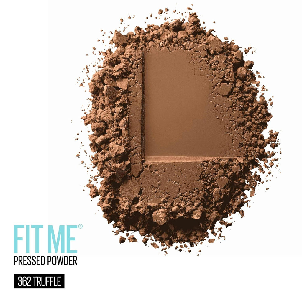 Maybelline Fit Me Matte + Poreless Pressed Face Powder Makeup & Setting Powder, Natural Beige, 1 Count