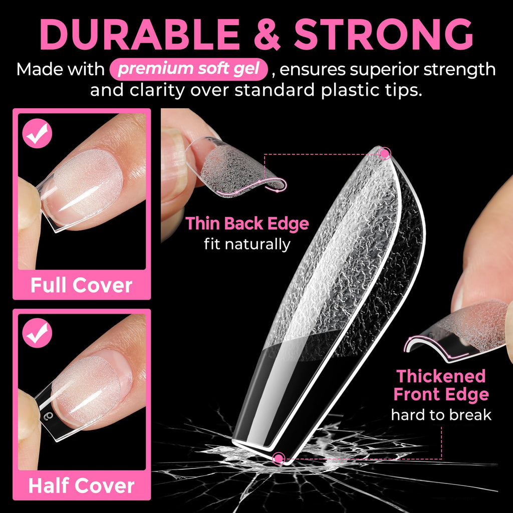 UNA GELLA 20ml*2PCS Nail Glue Remover for Press on, Multi-Functional Pinpoint Glue Remover Fast Removal Gentle Non-Acetone with Crystal Sticks for Nails Polish False Acrylic Nail Tips Home DIY