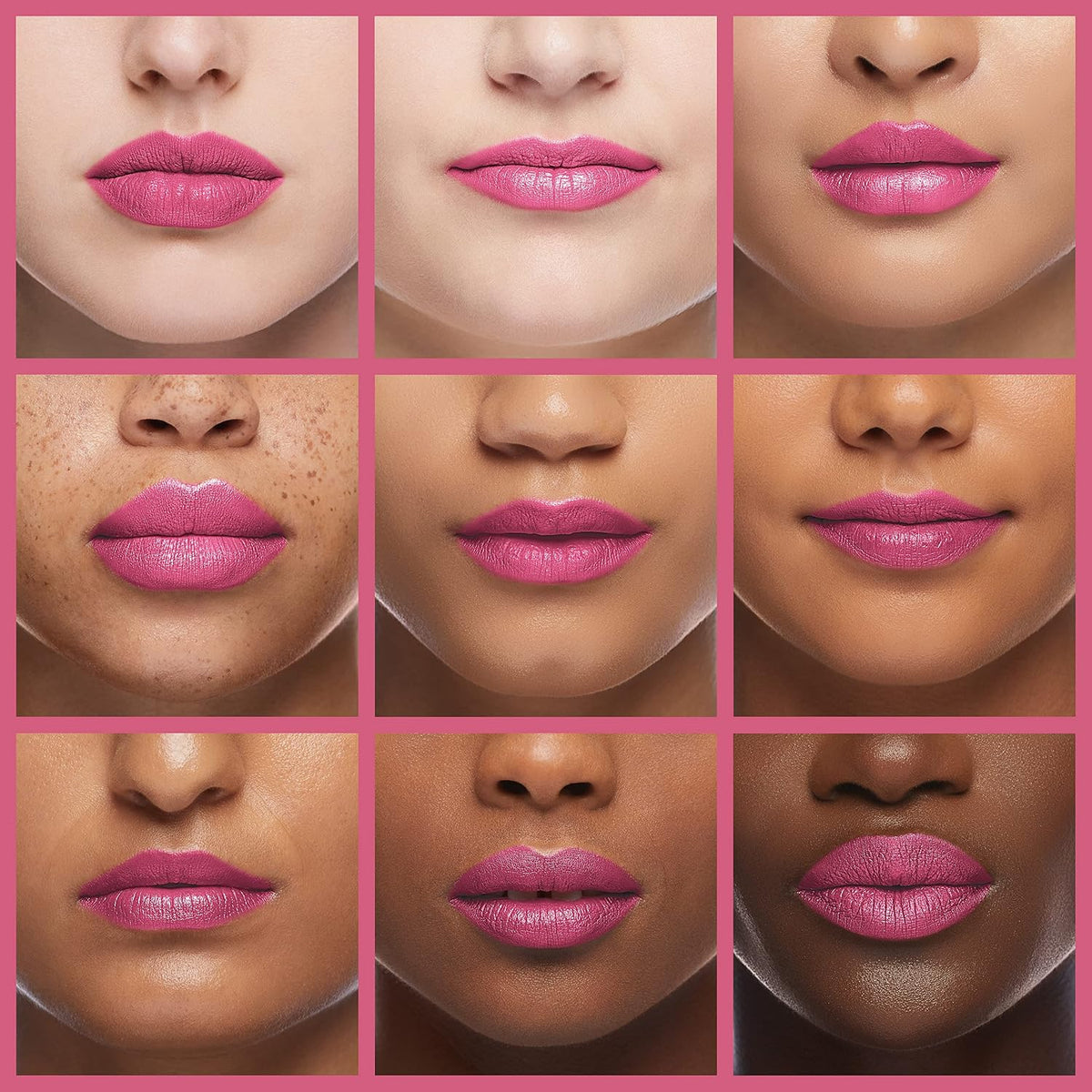 wet n wild Silk Finish Lipstick, Hydrating Rich Buildable Lip Color, Formulated with Vitamins A,E, & Macadamia for Ultimate Hydration, Cruelty-Free & Vegan - Dark Pink Frost