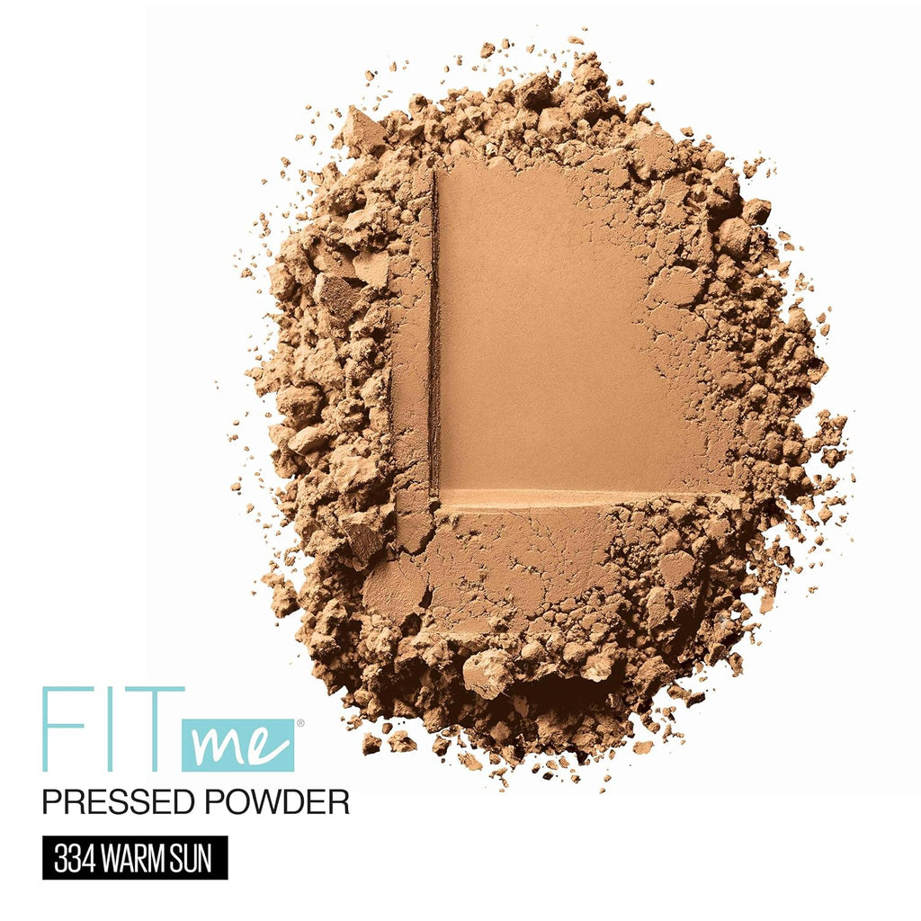 Maybelline Fit Me Matte + Poreless Pressed Face Powder Makeup & Setting Powder, Natural Beige, 1 Count